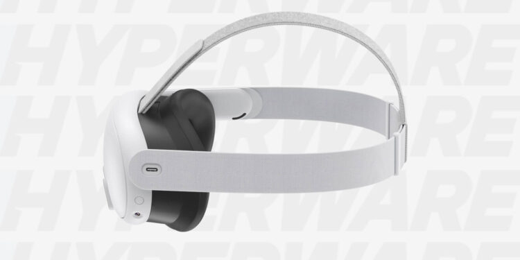 Meta Quest 3 from the side