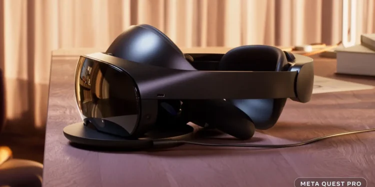 Meta Quest Pro on the table