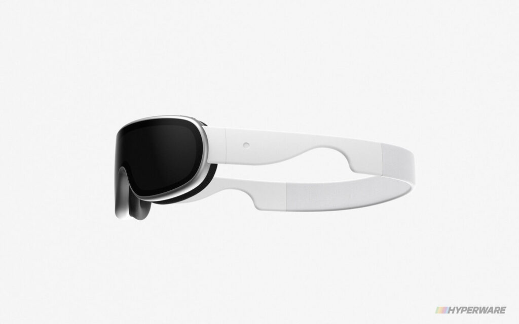 Apple Mixed Reality Headset from the side