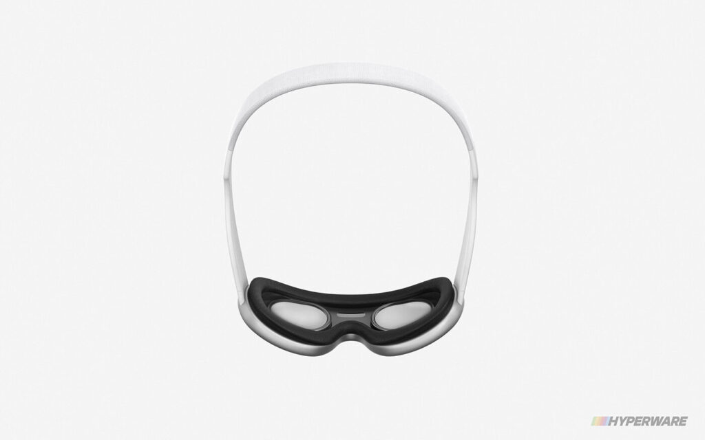 Apple Mixed Reality Headset from the back