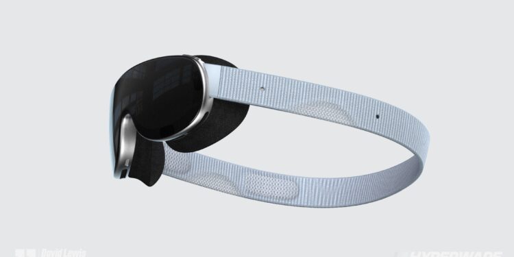 Apple's Headset Renders From side gogle VR/AR Apple gogli VR/AR