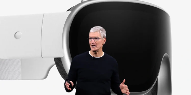 Tim Cook Presenting - Apple's AR Glasses