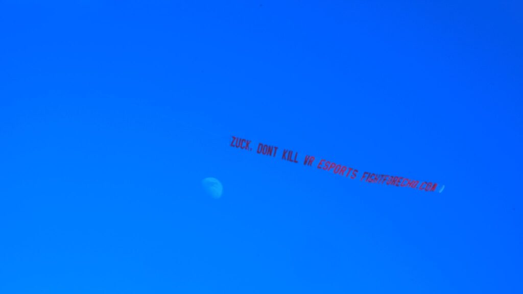 Zuck Echo VR Protest