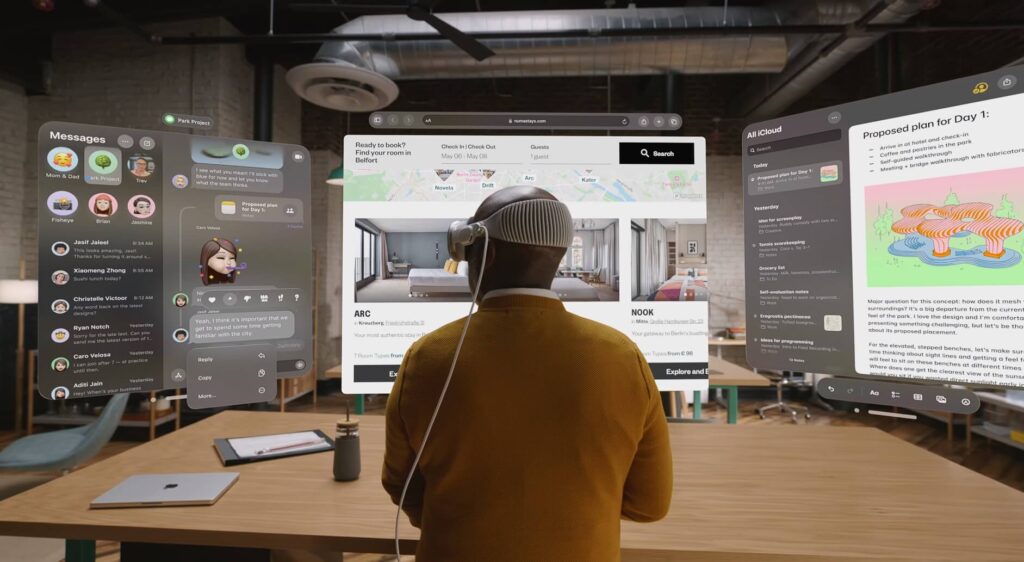 Apple Vision Pro Mixed-Reality